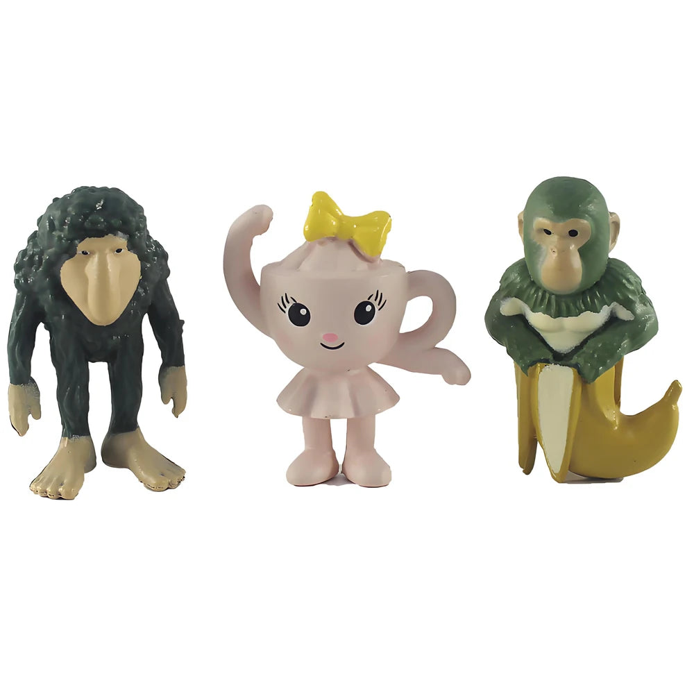 24pcs/set Italian Brainrot Tung Tung Sahur Shark Tralalero Tralala Action Figures Bombardiro Crocodilo Shimpanzini Bananini Toy Beauty World Shop
