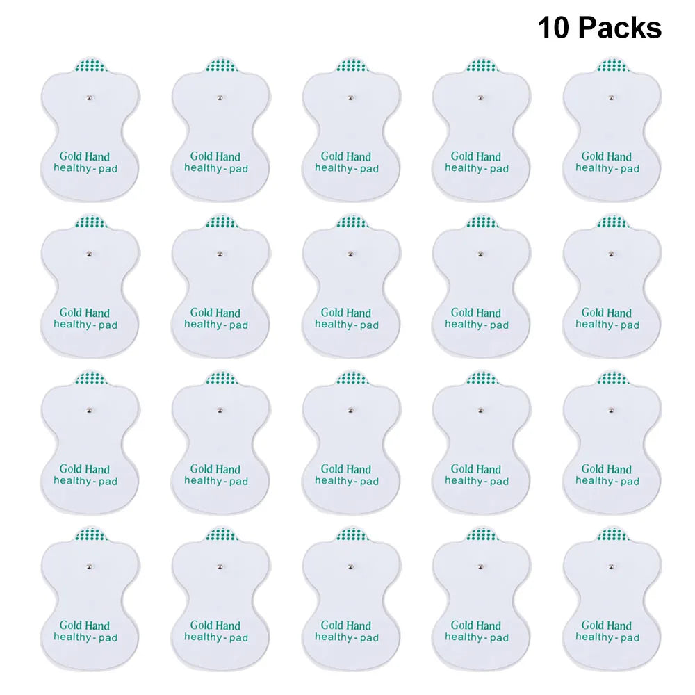10/20pcs TENS Electrode Pads EMS Muscle Stimulator Self Adhesive Replacement for TENS Unit Digital Therapy Machine Patch Sticker Beauty World Shop
