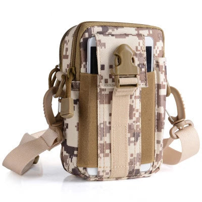 Mobile Phone Case Pouch Waist Bag Waterproof Nylon Multifunction Casual Men Waist Pack Male Small Bag Beauty World Shop