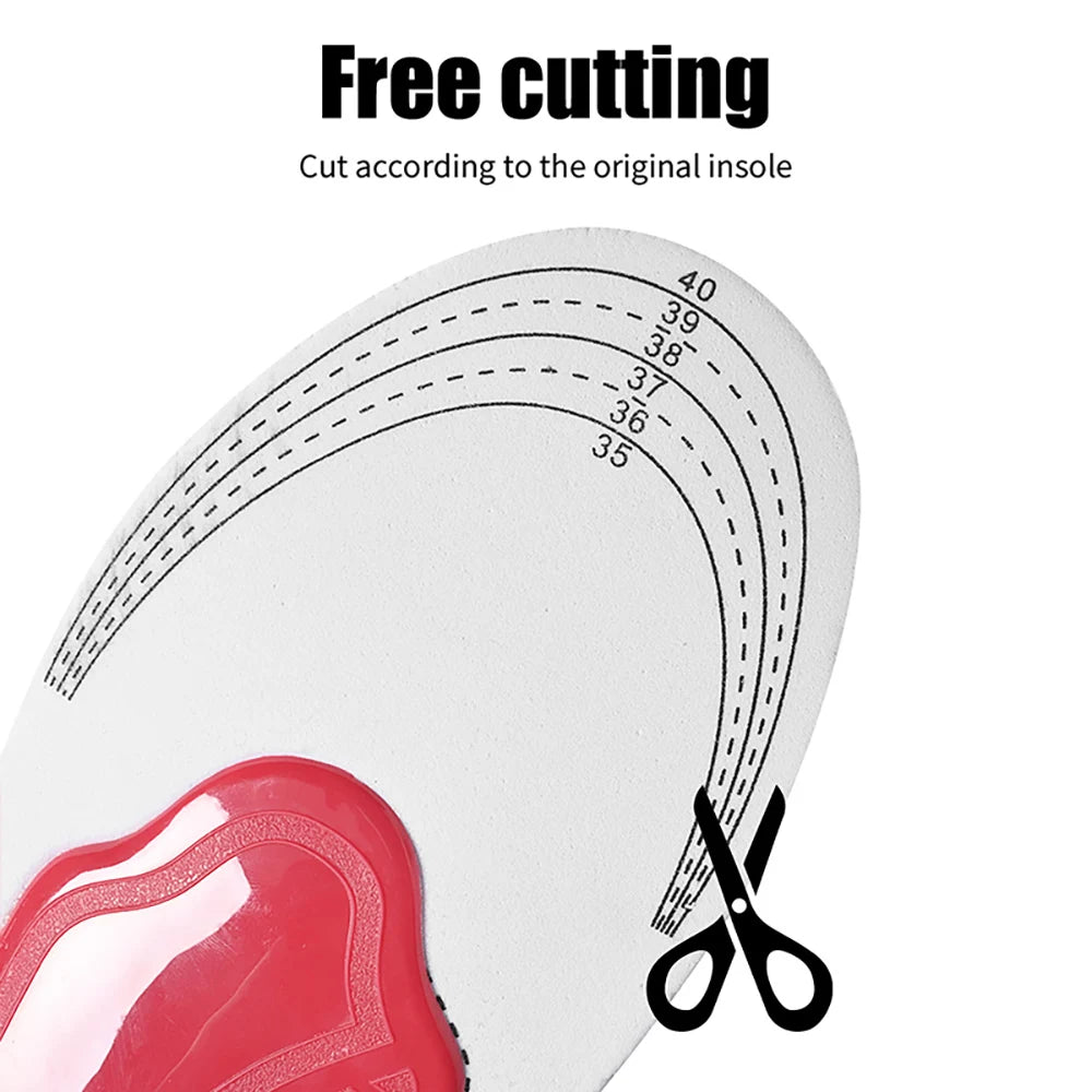Orthotic Insole Arch Support Flatfoot Orthopedic Insoles For Feet Ease Pressure Of Air Movement Damping Cushion Padding Insole Beauty World Shop