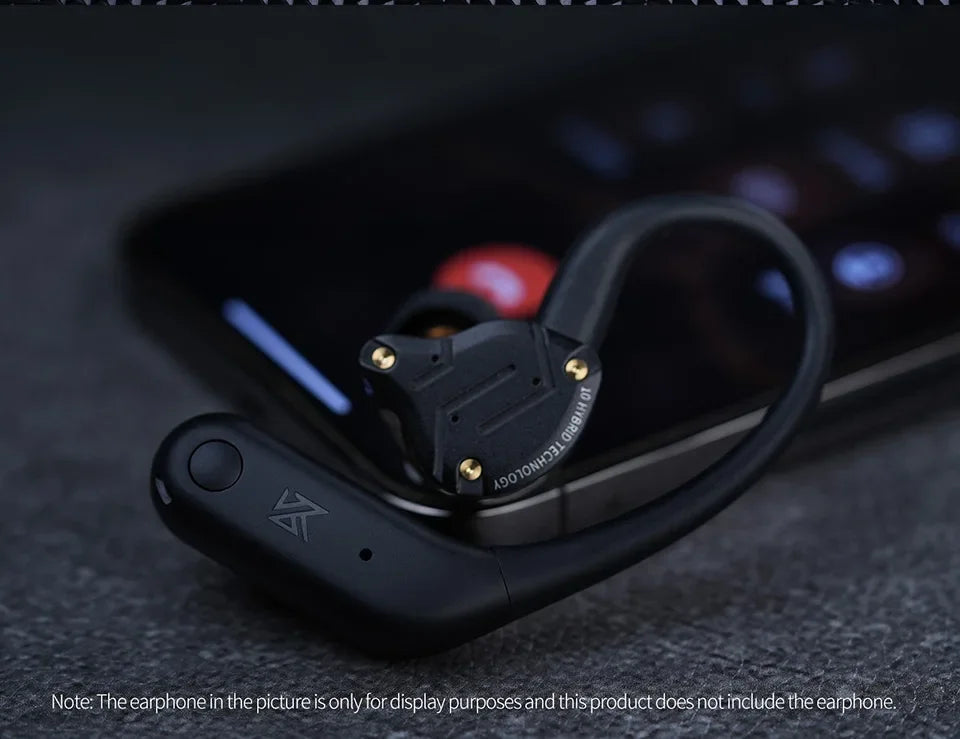 KZ AE01 Wireless Upgrade Cable Bluetooth-compatible 5.4 Earphones Wire HIFI Wireless Ear Hook With Charging Case For ZSX ZAR PR2