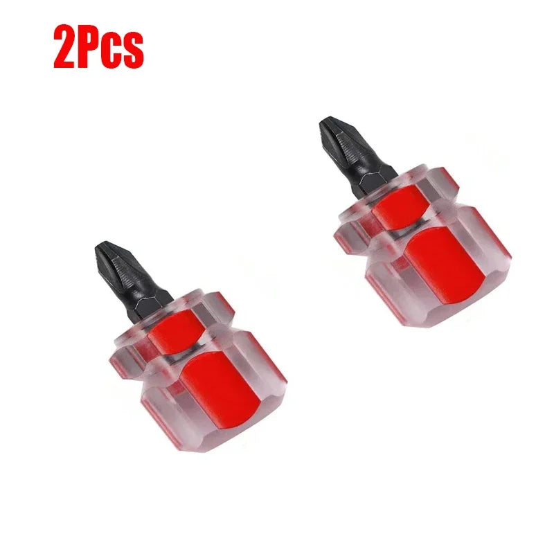 Screwdriver Kit Set Mini Small Portable Radish Head Screw Driver Transparent Handle Repair Hand Tools Precision Car Repair Beauty Trend Shop