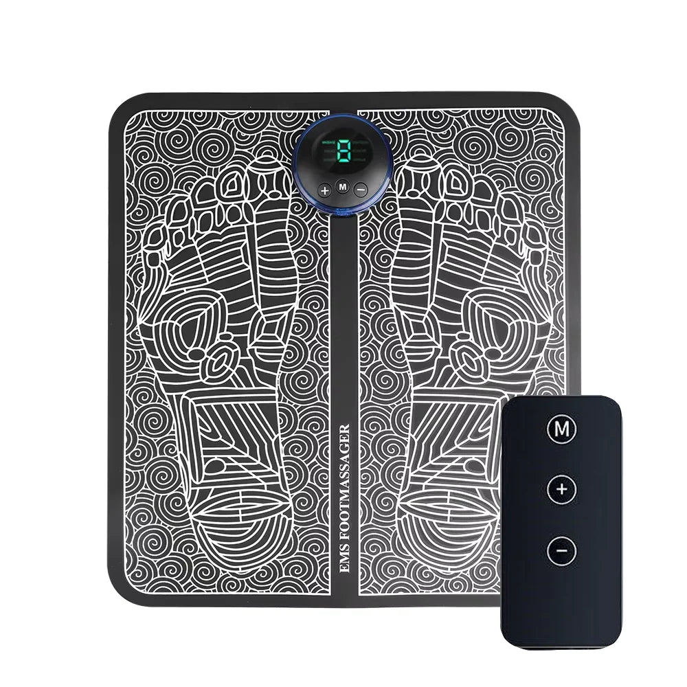 Electric Foot Massager Pad Muscle Massage Relaxation Trainer For Massage Fitness Outdoor Sport Home Family Relax Beauty World Shop