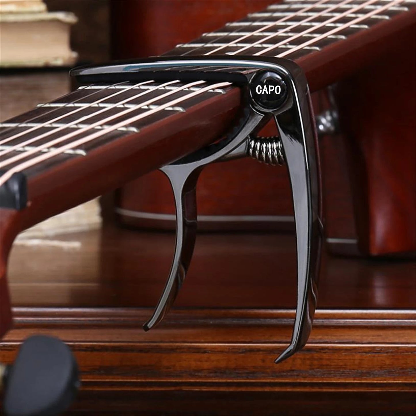 Guitar Capo Metal 1PCS Aluminum Alloy Guitar Tuner Clamp Professional Key Trigger Capo for Acoustic Electric Musical Instruments Beauty World Shop