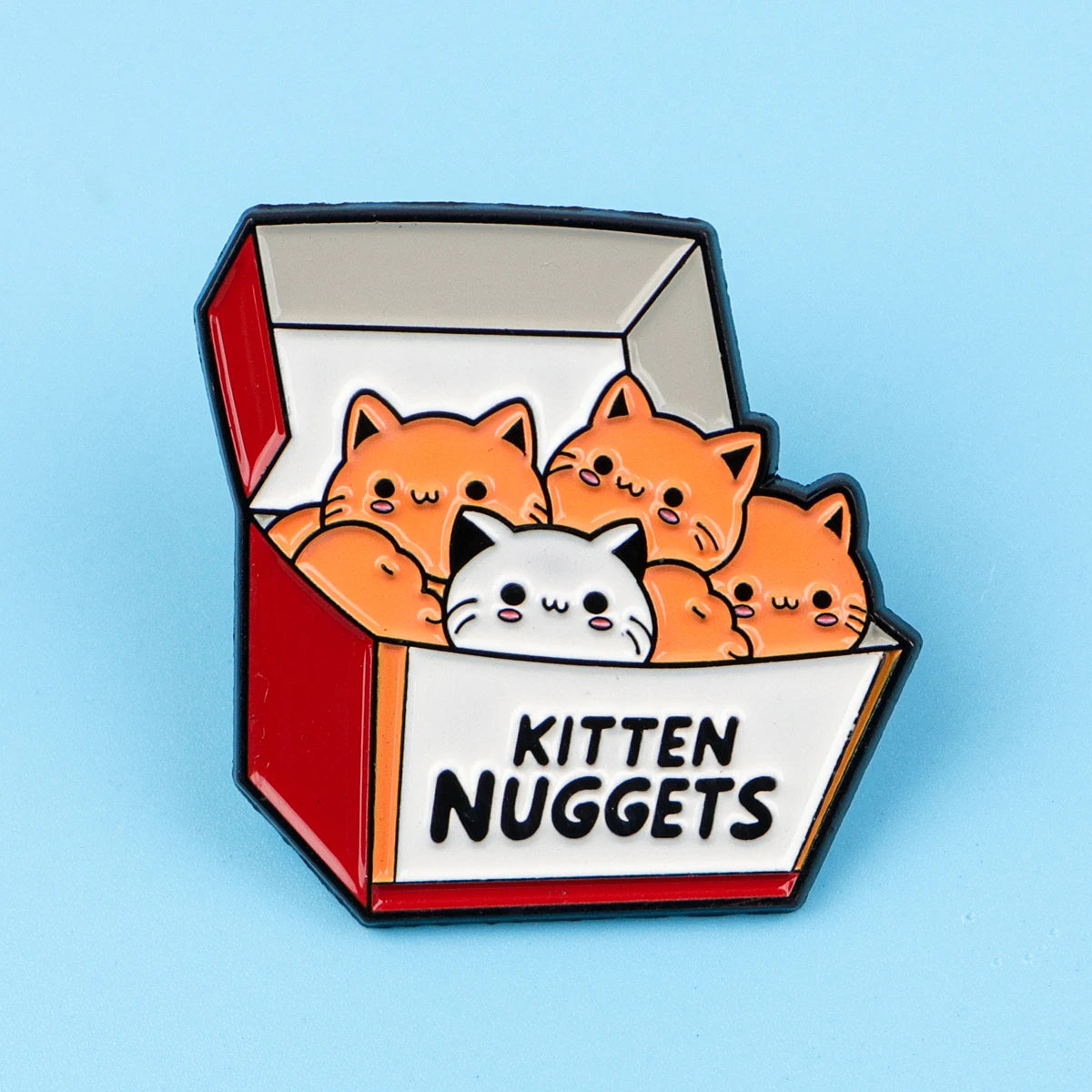 Cartoon Animal Cat Enamel Pin Kitten Nugget Brooch Badge on Backpack Clothing Lapel Pin Costume Accessories Fashion Jewelry Gift Beauty World Shop