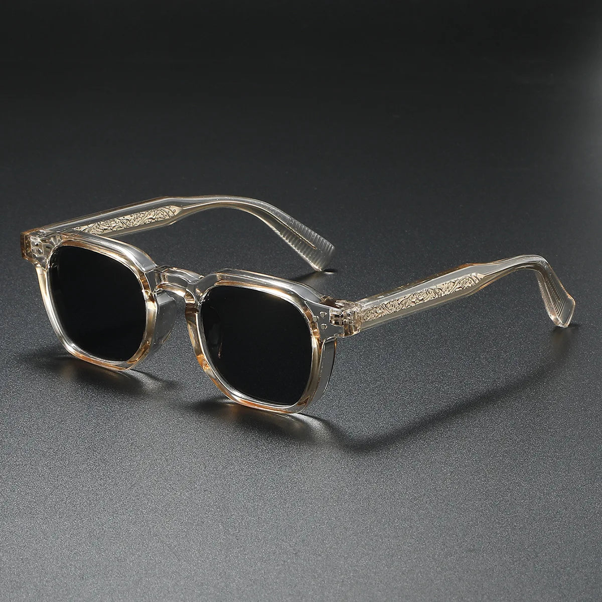 New Polarized Sunglasses Unisex Metal Core CP Square Sun Glasses Rivets Women Shades Driving Glasses Beauty World Shop