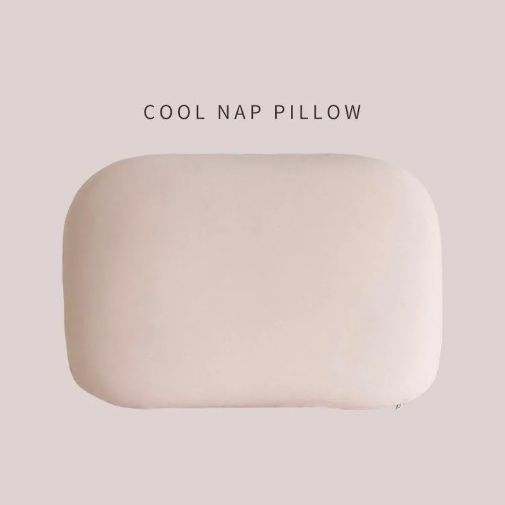 Portable Sponge Nap Pillow Macaron Color Soft Neck Pillow Multifunction Cervical Support Travel Sleeping Pillow Office Beauty World Shop