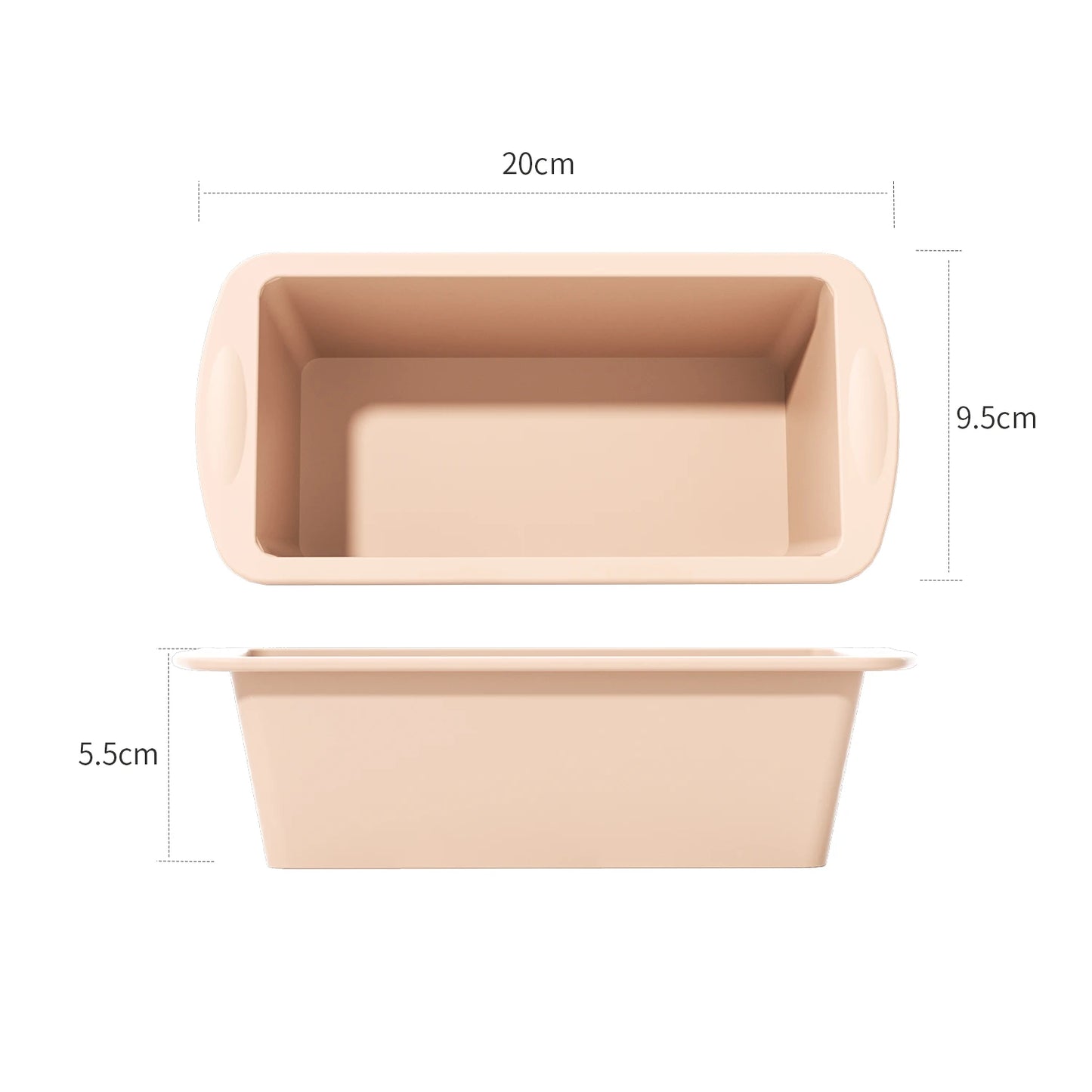 Silicone Baking Molds NonStick Rectangle Cake Pans Mini Loaf Pan Easy Release Bread Toast Mould Kitchen Accessories Pastry Tool Beauty World Shop