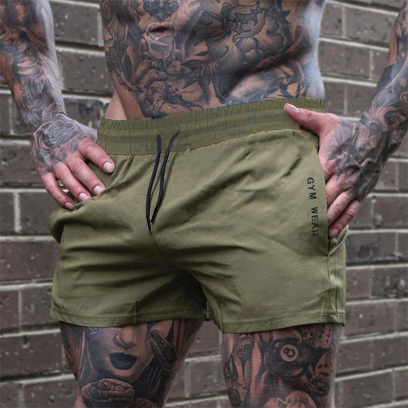 2024 Summer Gym Fitness Men's Shorts Sweatpants Thin Fashion Men Marathon Running Shorts Sports Breathable Training Pants Beauty World Shop