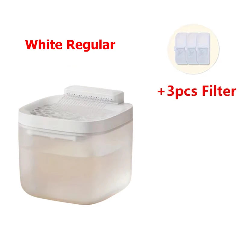 Pet Water Fountain With 3pcs Filter chips Auto circulation 3L large capacity Ideal for cats & dogs Replacement Filter for sale