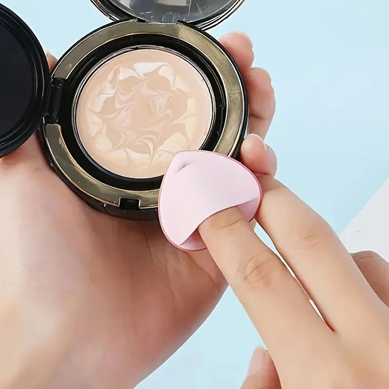 20pcs Finger Air Cushion Sponge Powder Puff Set, Makeup Puff, For Liquid Foundation, Powder Foundation, Concealer. Beauty World Shop