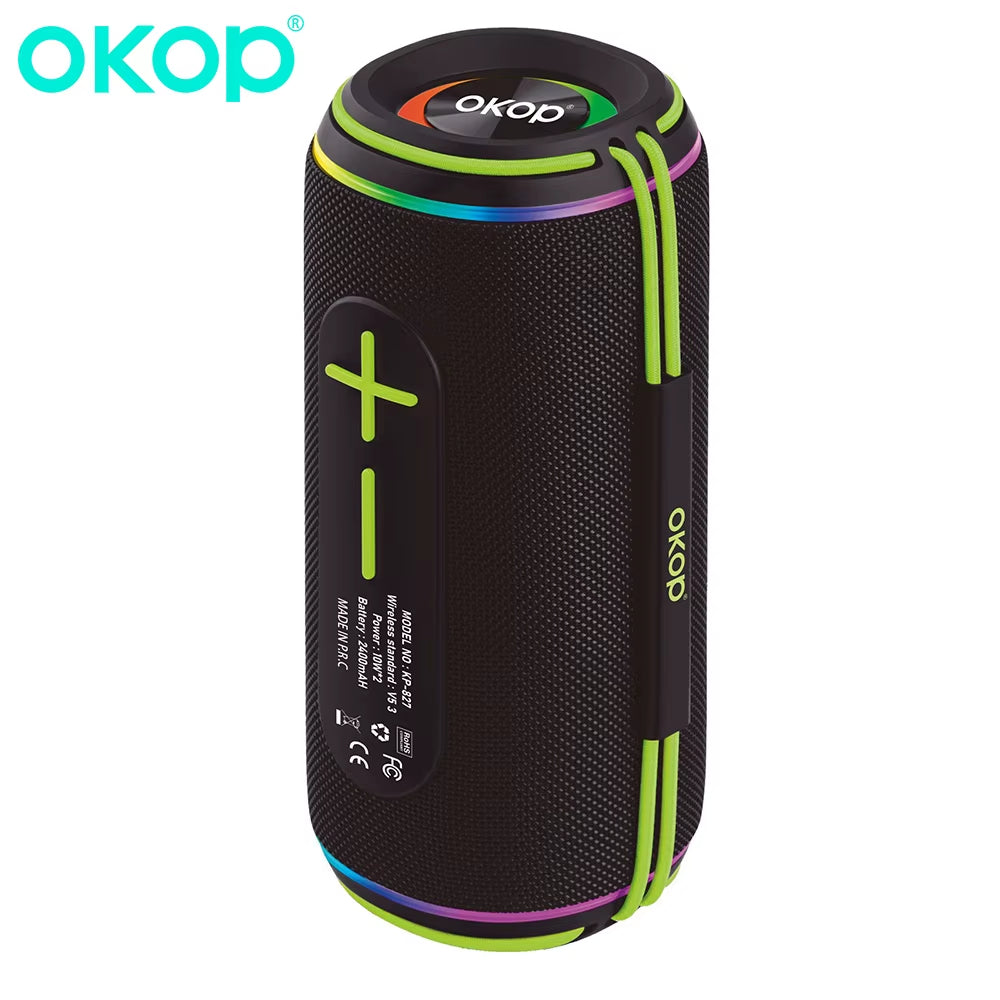 wireless Bluetoothspeaker Outdoor Portable Heavy Bass Stereo High-Power Dual Speaker Subwoofer Camping Party TF USB 블루투스 스피커