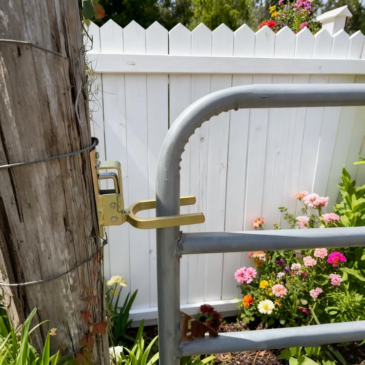 🔥LAST DAY 49% OFF🔥Instant Locking Gate Latch – Prevents Cattle, Sheep & Horses From Escaping mysite