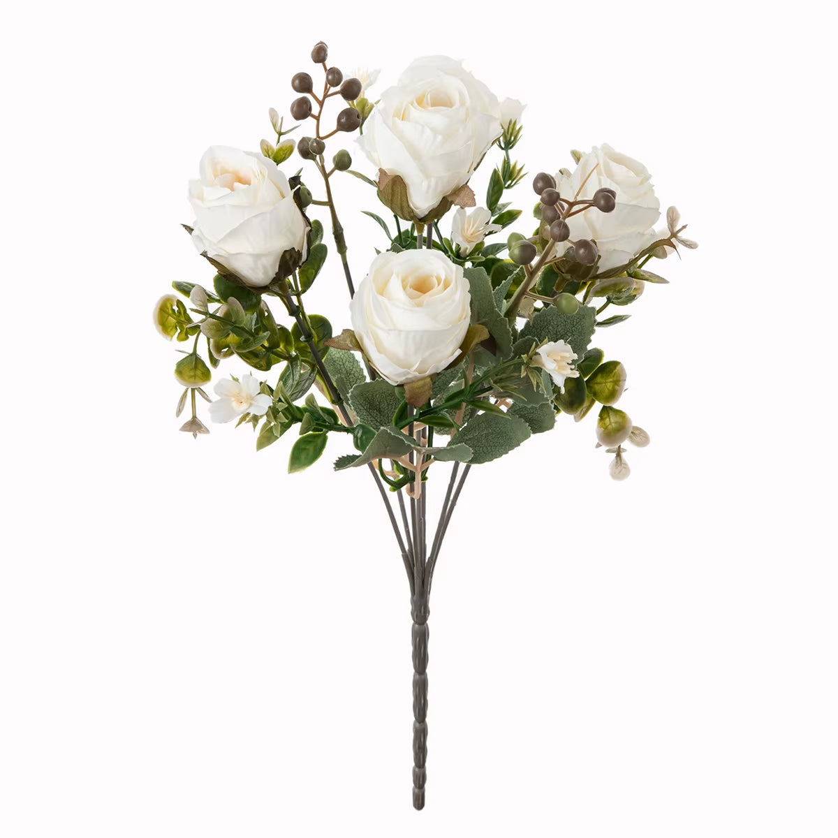 Silk Artificial Flower Rose Wedding Bridal Bouquet Home Room Vase Festival Outdoor Garden Bonsai Arch Diy Gift Box Decoration