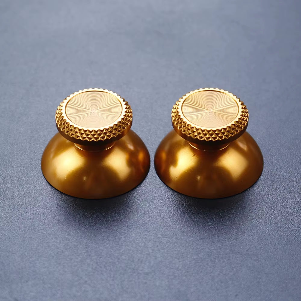 1Pair Aluminum Metal Analog Joystick Thumb Stick Grip Cap for PS5 Controller Gamepad Rocker Caps Thumbstick Accessories
