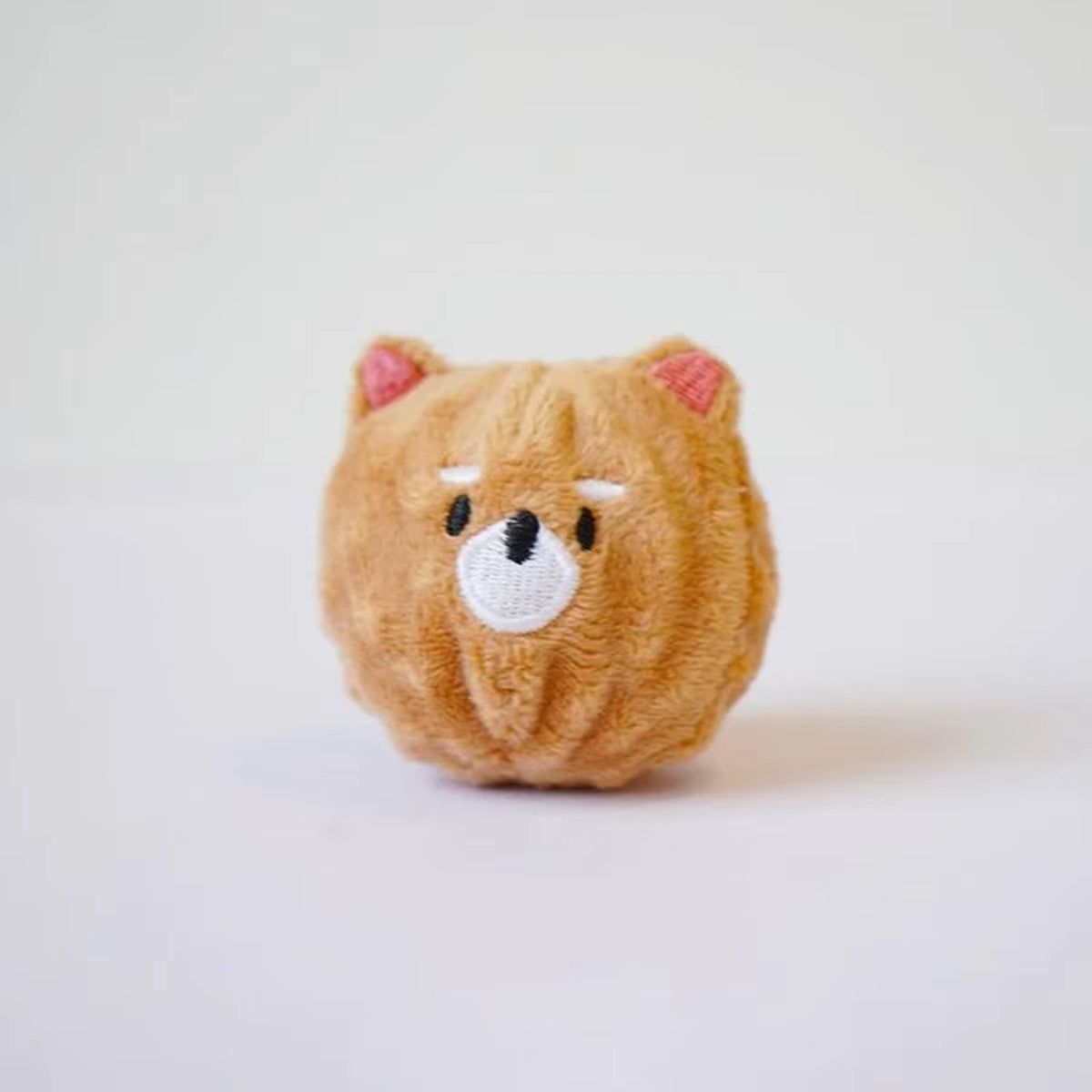 Squeaky Puppy Ball Toy - Spiked Bouncing Chew for Teeth Cleaning, Interactive Pet Toy for Small Dogs & Cats (Poodle/Bichon)