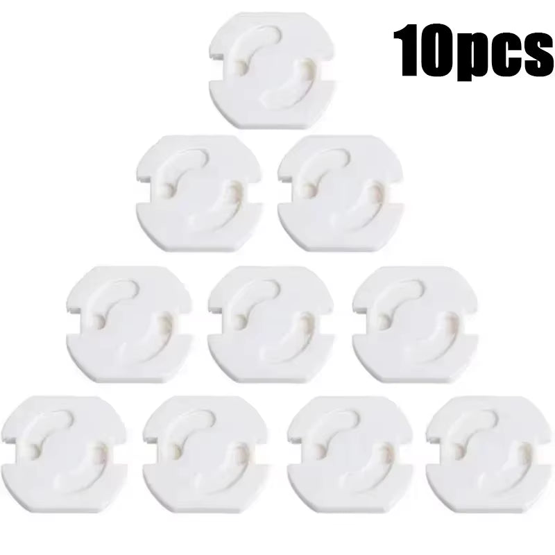 Baby Safety Socket Covers 10Pcs Electrical Plastic Outlet Protectors Child Safe Socket Security Protection