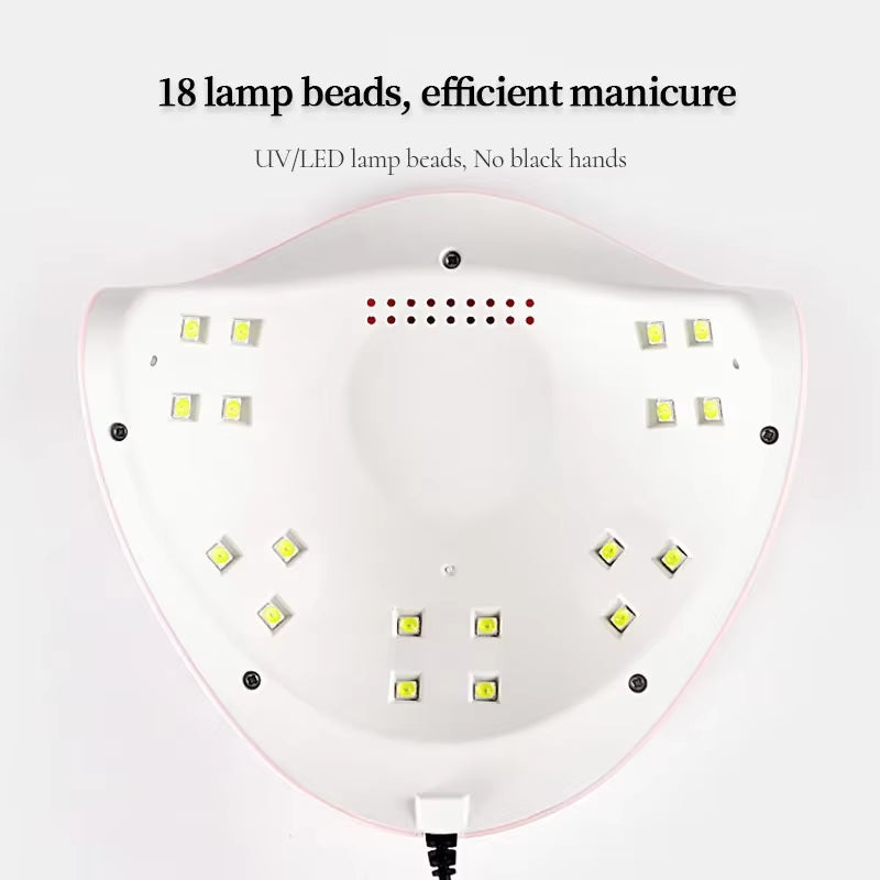 54W Nail Phototherapy Machine Gel Polish Nail Dryer Uv Led Lamp Professional Manicure Tool Salon Equipment Manicure