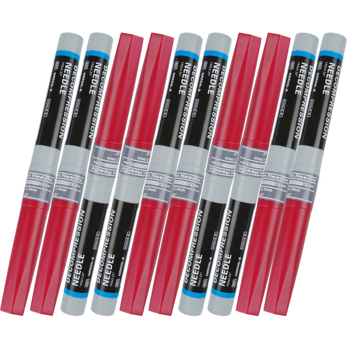 Sanke Rescue Pneumothorax Needle Trauma Medical Ifak Chest Cathether Needlecatheter 50G Needle Decompression Edc First Aid Kit