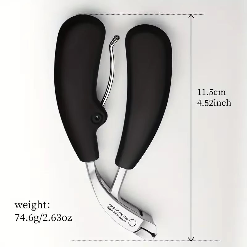 Heavy-Duty Nail Clippers Prevent Splashing Wide Fingernail Clipper Thick Hard Toenail Cutter Arc Blade Manicure Scissor Tools