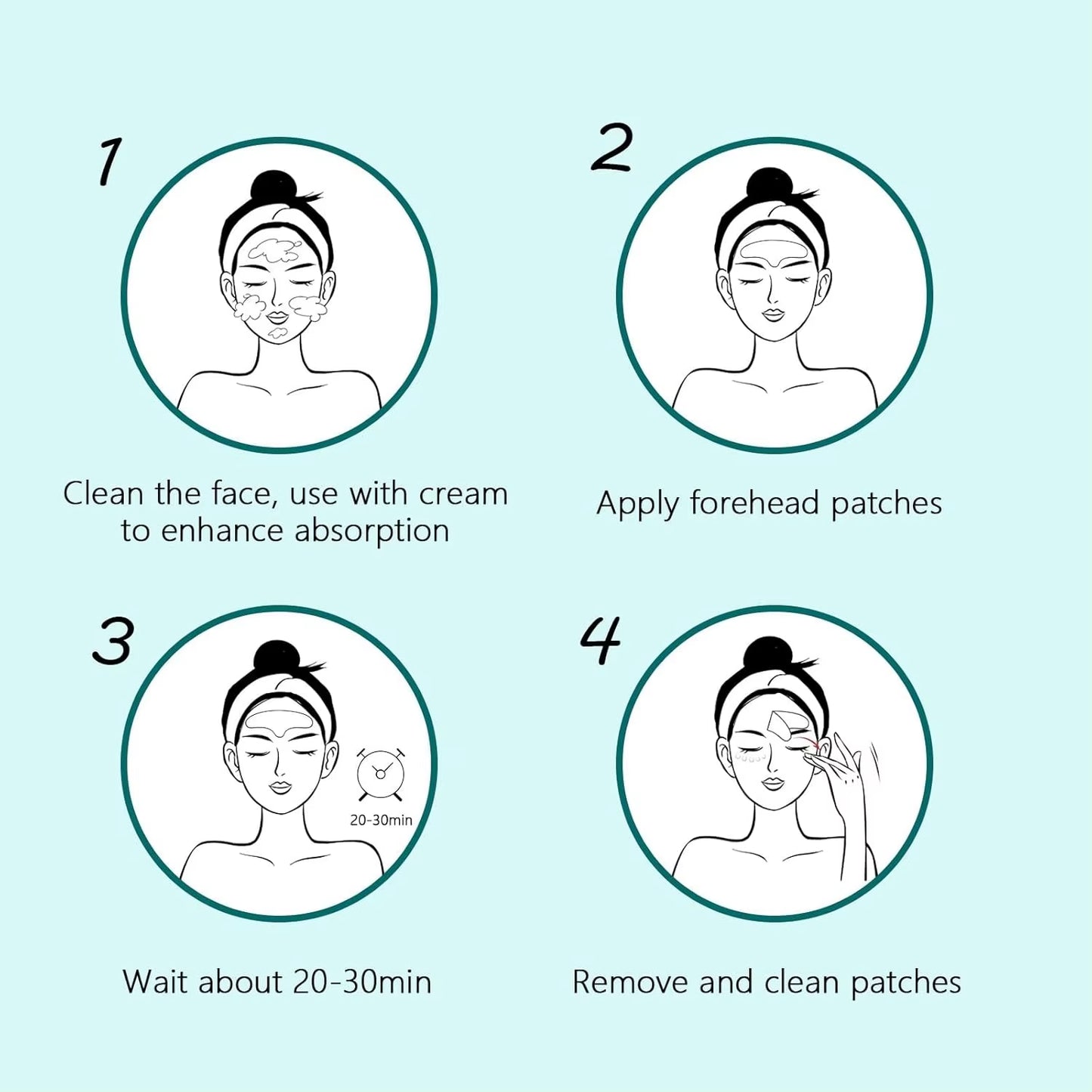 Reusable Silicone Patches anti Rimpel Pads Silicone Wrinkle Removal Sticker Face Forehead Neck Eye Sticker Skin Care Patch