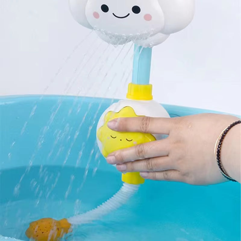Cloud Weather Bath Toy for Kids Press Spray Educational Water Cycle Play Pool Beach Safe Fun