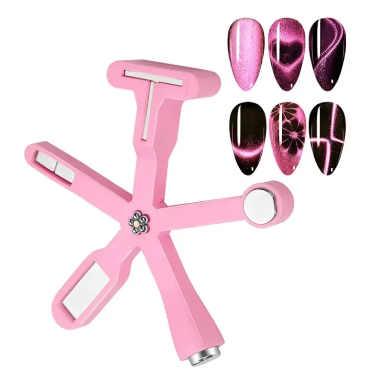 5/6-IN-1 Strong Magnetic Stick for Cat Eye Gel Polish Nail Magnet Tool Magnet Pen Nails Art Design Glitter Effect Manicure Tools