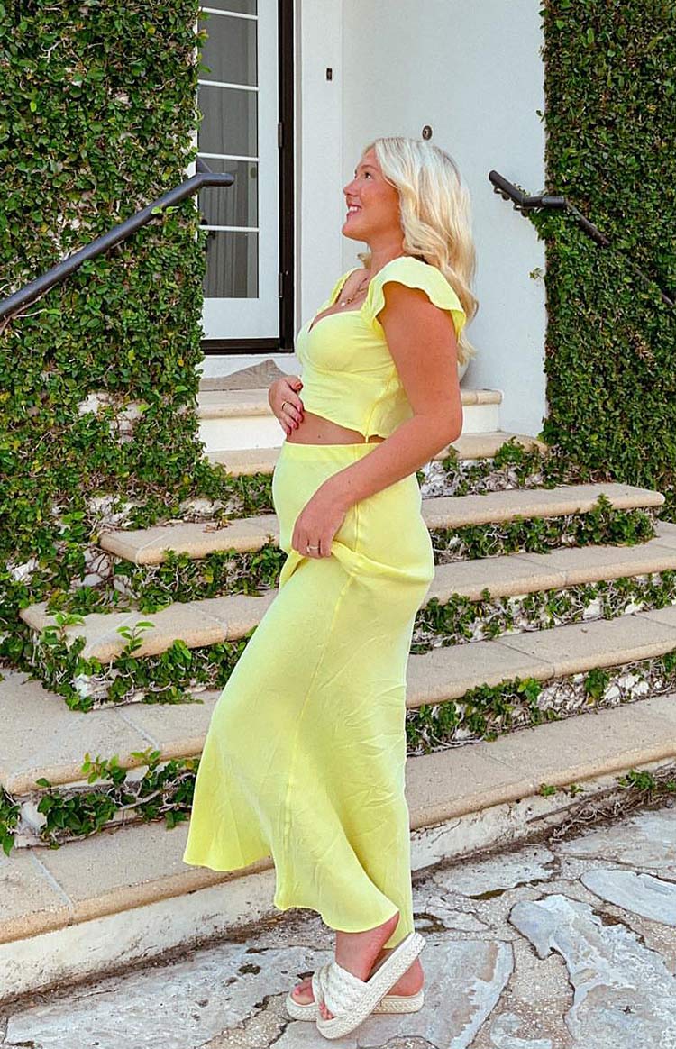 Anna Yellow Maxi Skirt BB Exclusive