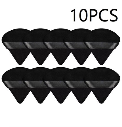 10PCS Puff Triangle Makeup Beauty Sponge Puff Triangle for Powder Makeup Blender Finger Puff Make up Accessories Cosmetics PF03