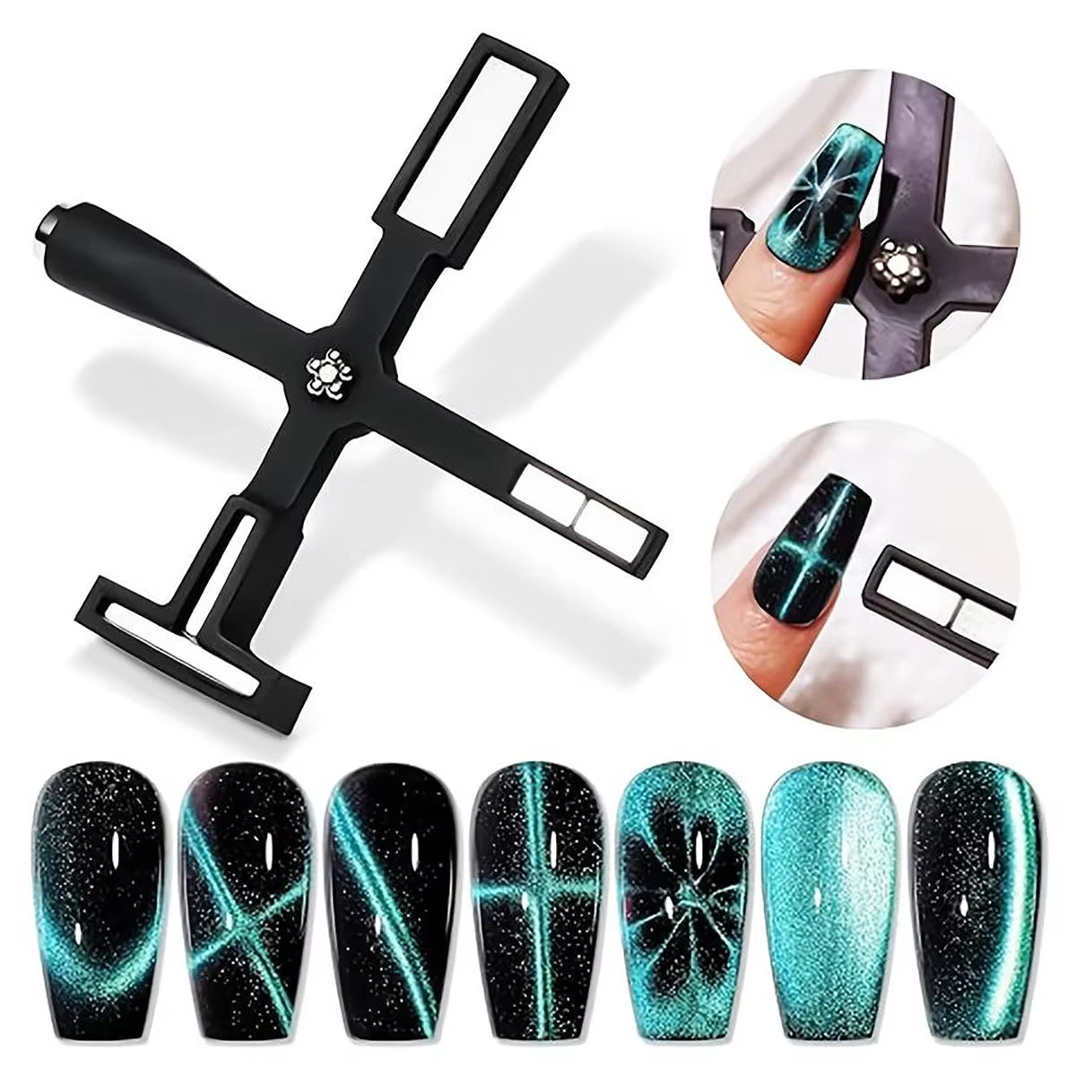 5/6-IN-1 Strong Magnetic Stick for Cat Eye Gel Polish Nail Magnet Tool Magnet Pen Nails Art Design Glitter Effect Manicure Tools