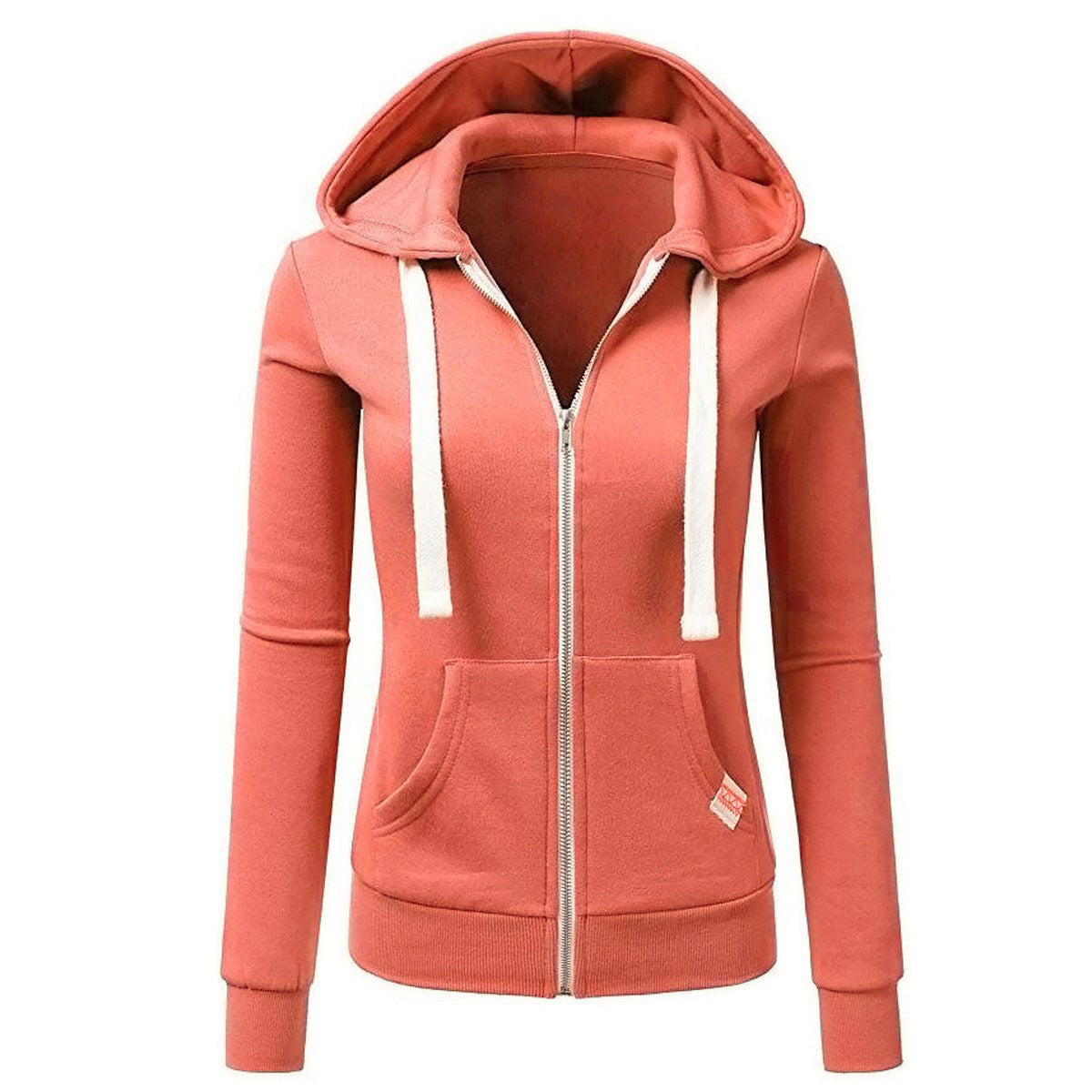Women'S 2025 New Waist-Cinching Zipper Hooded Sweatshirt - Slim Fit Full-Zip Cycling Sport Style Cardigan, Full-Length Zipper Front, Warm Winter Pullover for Gym, Casual & Outdoor Activities, Adjustable Waist, Solid Color Ath Beauty World Shop