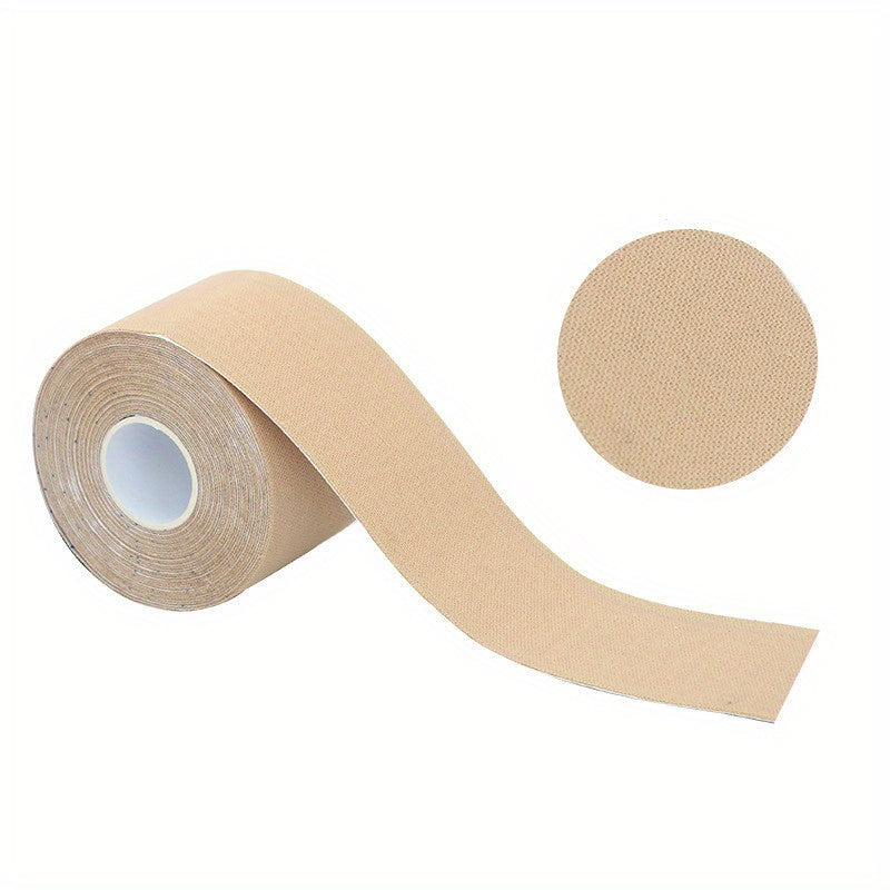 Enhanced Muscle Support & Recovery Kinesiology Tape - 5cm x 5m, Water-Resistant, Elastic, Universal Fit Sport Tape Beauty World Shop