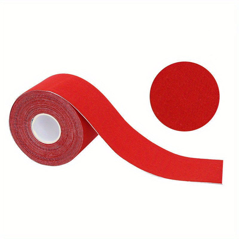 Enhanced Muscle Support & Recovery Kinesiology Tape - 5cm x 5m, Water-Resistant, Elastic, Universal Fit Sport Tape Beauty World Shop
