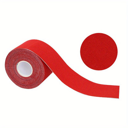 Enhanced Muscle Support & Recovery Kinesiology Tape - 5cm x 5m, Water-Resistant, Elastic, Universal Fit Sport Tape Beauty World Shop