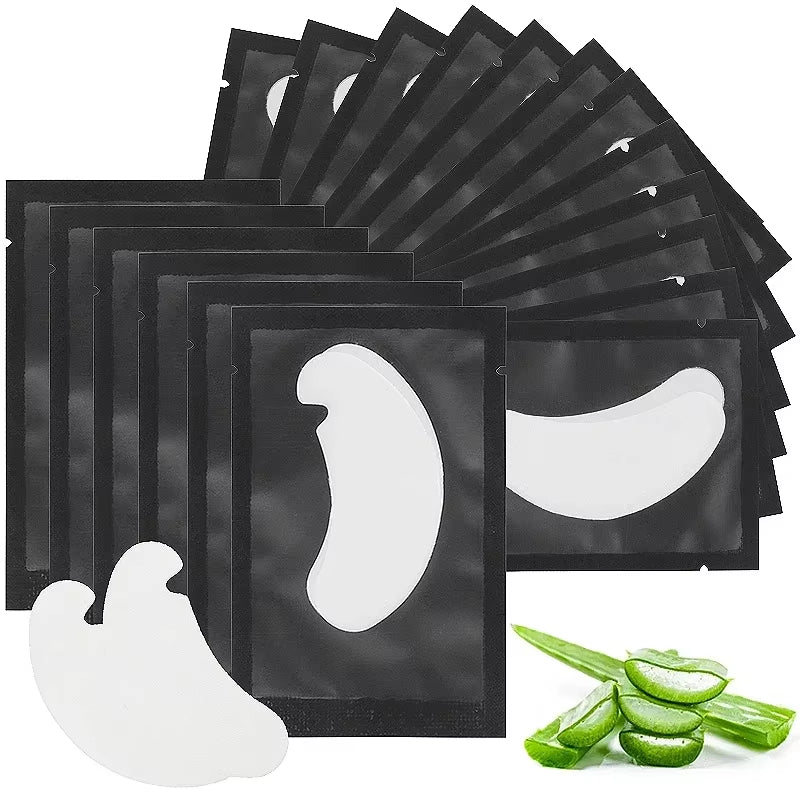 Eye Patches Eyelash Extension under Eye Pads Makeup Lashes Patch Tip Stickers Pads for Eyelash Extension Supplies
