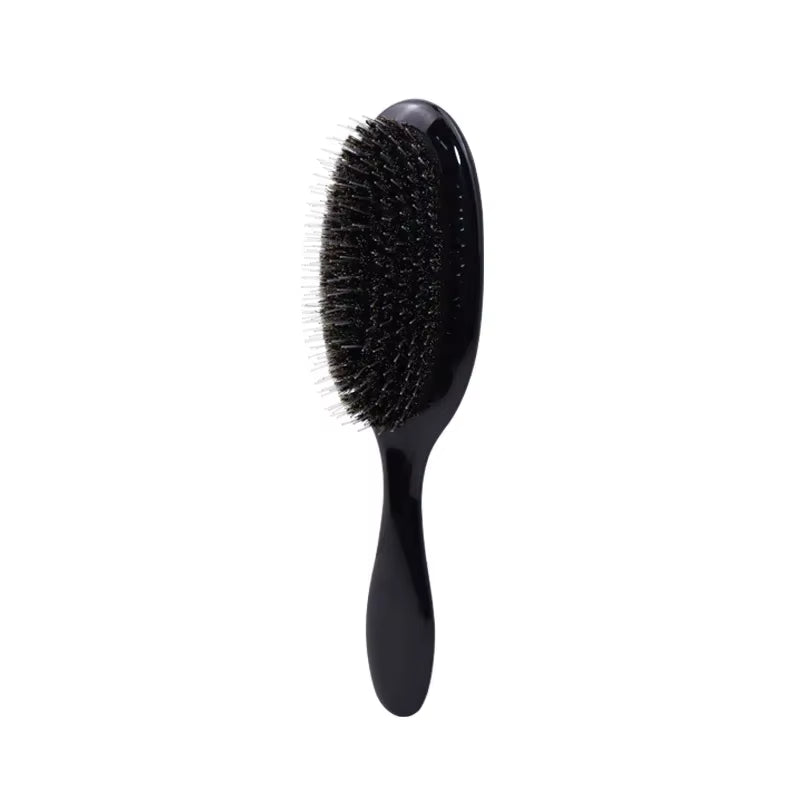 Salon Boar Bristle Hair Extension Brush Hairdressing Detangling Brush Combs Head Scalp Massager Brush Comb anti Static Hair Comb