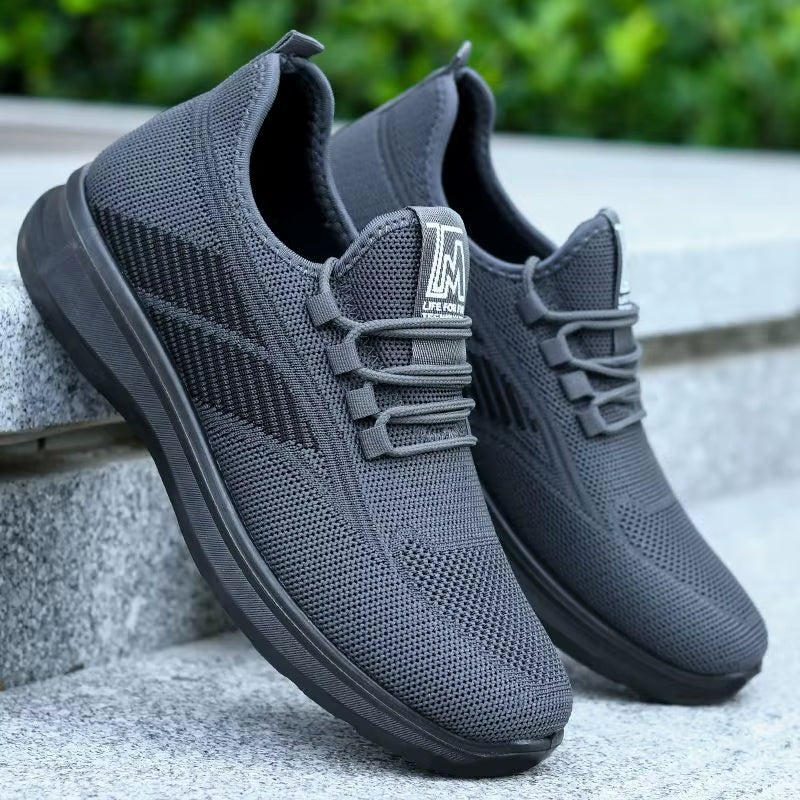 New Men'S Shoes, Sports Flat Shoes, Casual Shoes, 2025 New Fashionable Breathable Walking Shoes, Lightweight and Comfortable Men