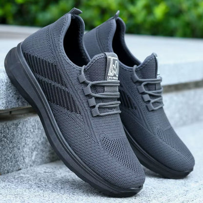 New Men'S Shoes, Sports Flat Shoes, Casual Shoes, 2025 New Fashionable Breathable Walking Shoes, Lightweight and Comfortable Men