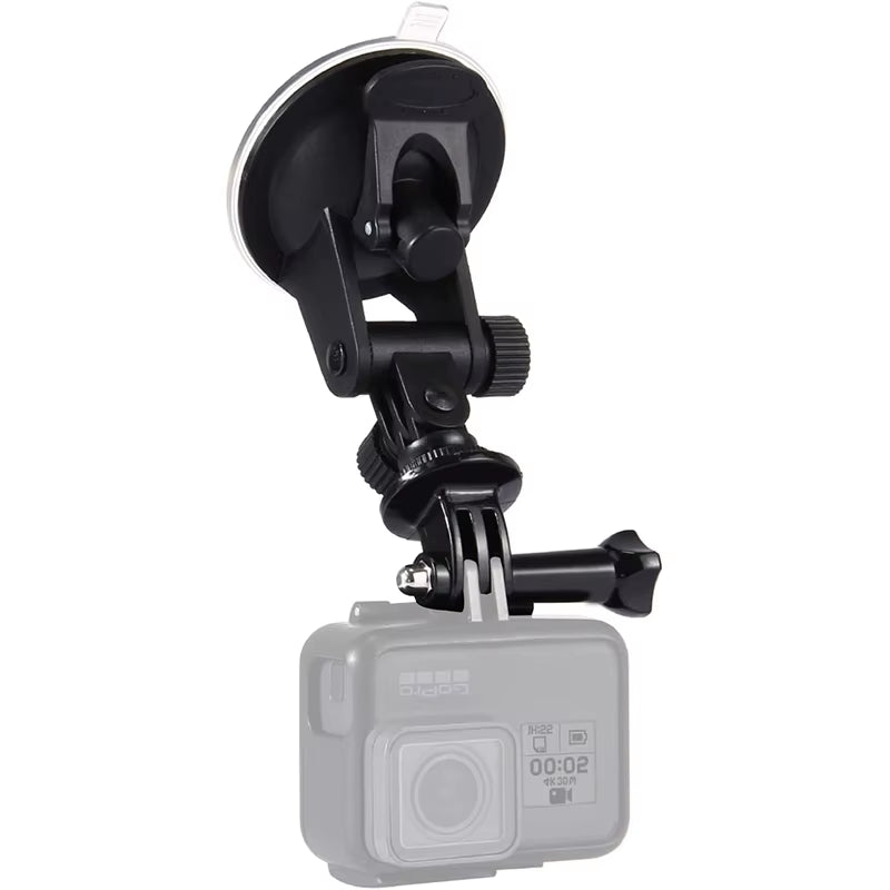 Suction Cup Camera Car Mount with Tripod Adapter Phone Holder for  Hero 13 12 11 10 9 8 DJI Osmo 360 Action 5 Pro 3 4 Insta
