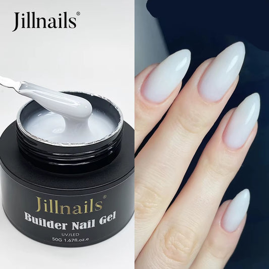 50G Nude Pink Builder Nail Gel French Pink Nails UV LED Self Leveling Sculpting Gel Nails Shape Building Extension