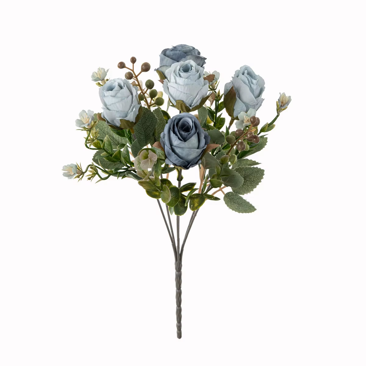 Silk Artificial Flower Rose Wedding Bridal Bouquet Home Room Vase Festival Outdoor Garden Bonsai Arch Diy Gift Box Decoration