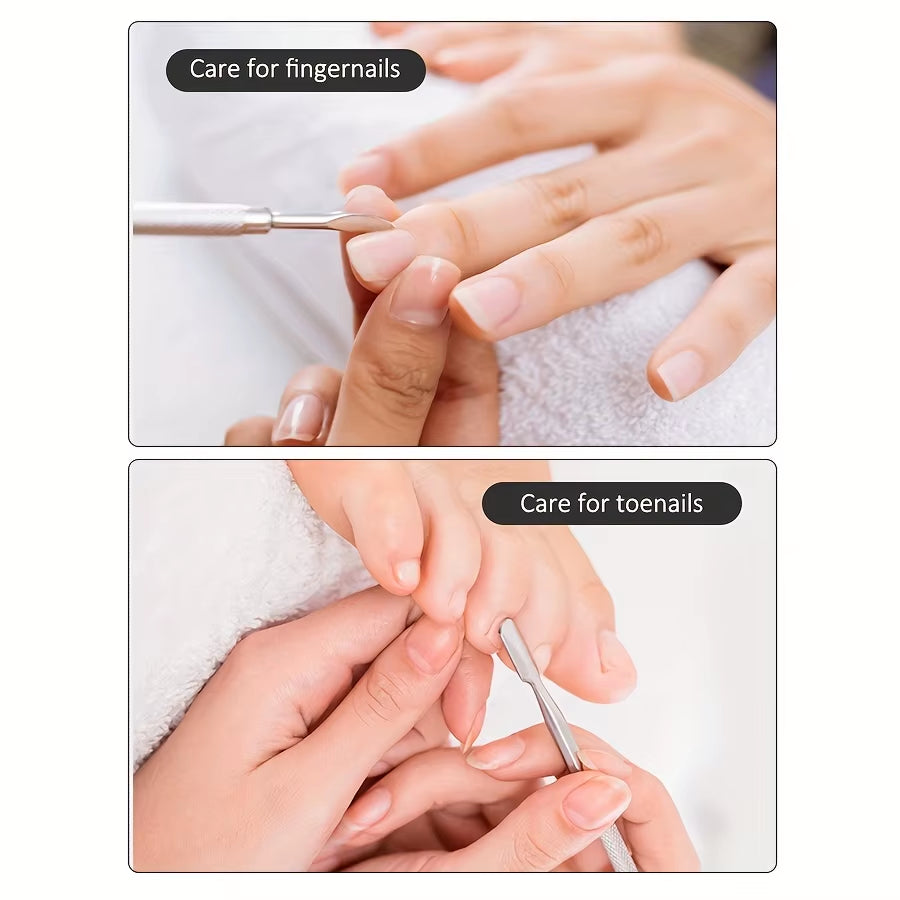 8/5/2/1Pc Stainless Steel Nail Clipper Scissors,Nail Care Kit, Dead Skin Remover Kit,Nail Exfoliator,Professional Dead Skin