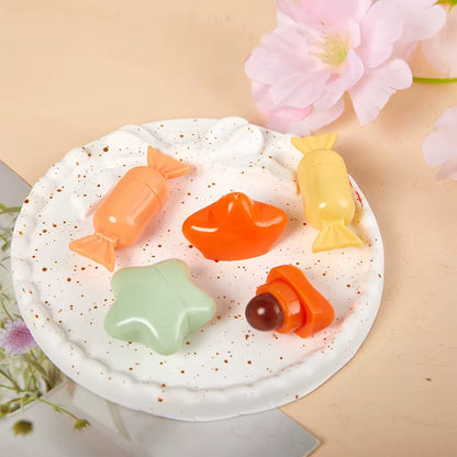 Mini Silicone Lip Brush Cartoon Angled Concealer Brushes Lip Balm Lip Gloss Concealer Brushes Make up Brushes