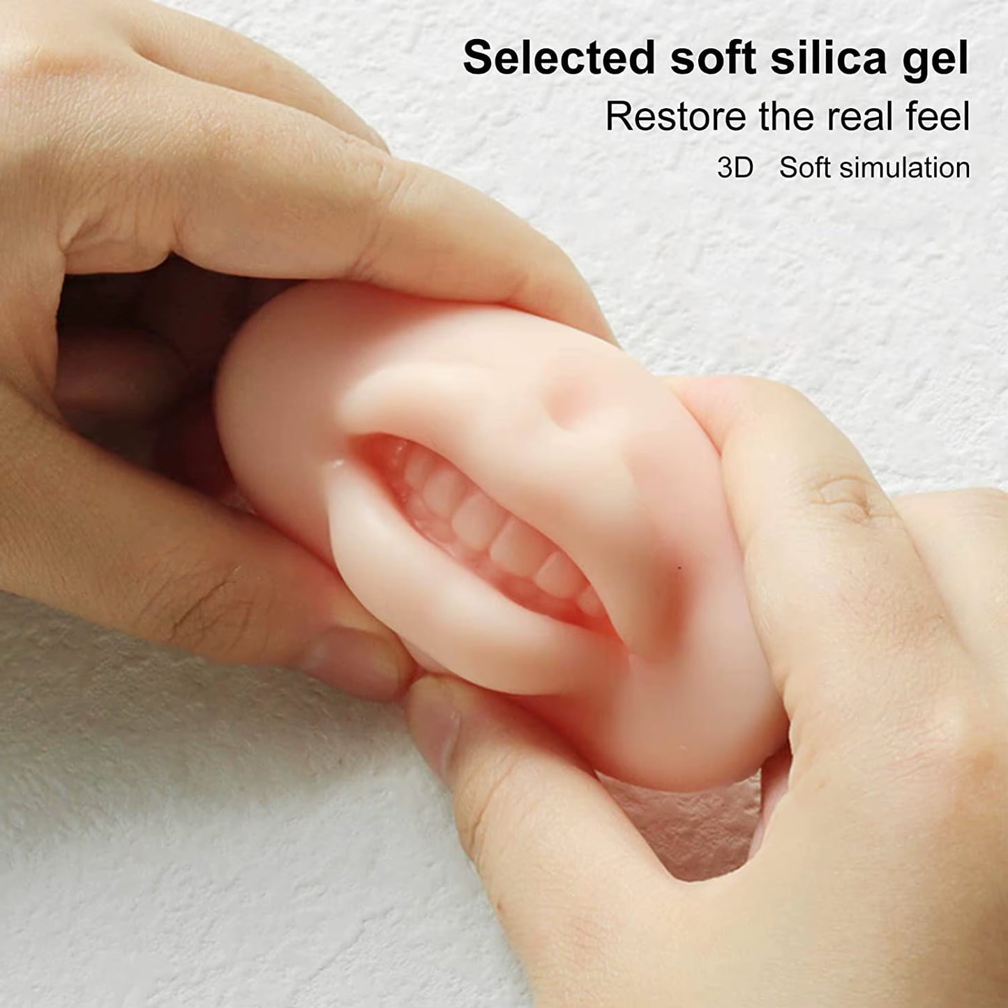 1/3/5Pcs Soft Silicone Lip Practice 3D Practice Lips Mold with Teeth Reuseable Training Skin for Lip Blush Permanent Makeup