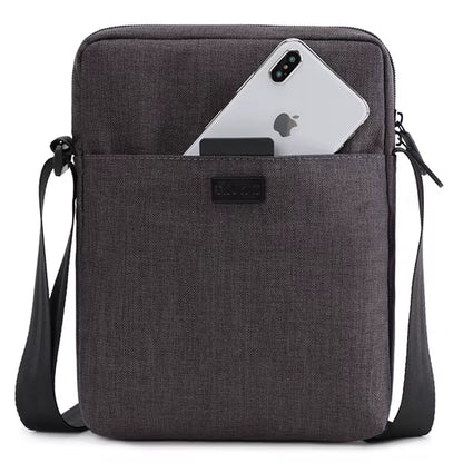 Men'S Bags Light Canvas Shoulder Bag for 7.9' Ipad Casual Crossbody Bags Waterproof Business Shoulder Bag for Men 0.13Kg