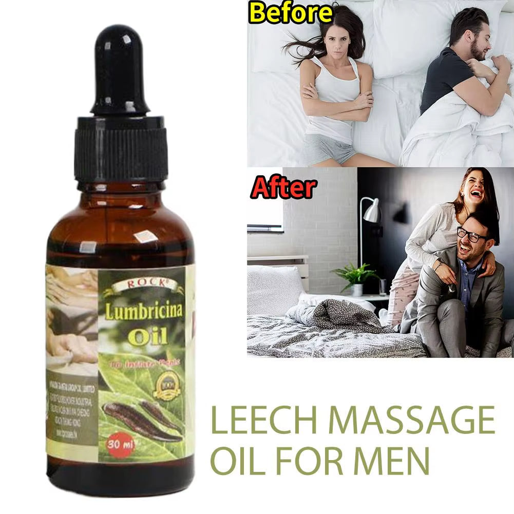 2025 New 30Ml Leech Oil Growth Man Massage Oil Growth Increase Products Men'S Enlarged Massage Essential Oil 30Ml Leech Oil Grow