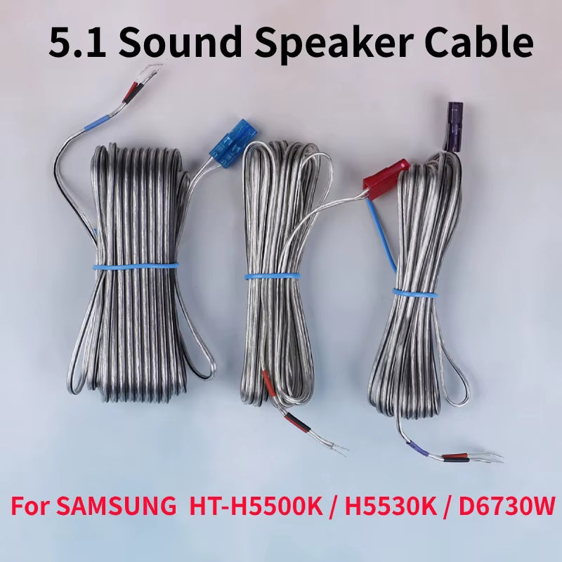 DVD Blu-Ray Home Theater Speaker Wire Cable Cord Adapter for Samsung 5.1 Sound Speaker Bass Line Cable Connector for HT-H5500K