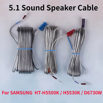 DVD Blu-Ray Home Theater Speaker Wire Cable Cord Adapter for Samsung 5.1 Sound Speaker Bass Line Cable Connector for HT-H5500K