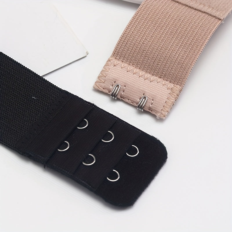 3pcs 2 Hooks Bra Strap Extenders, Comfortable Adjustable Bra Band For Braless Look, Women's Lingerie & Underwear Accessories Beauty Fashion
