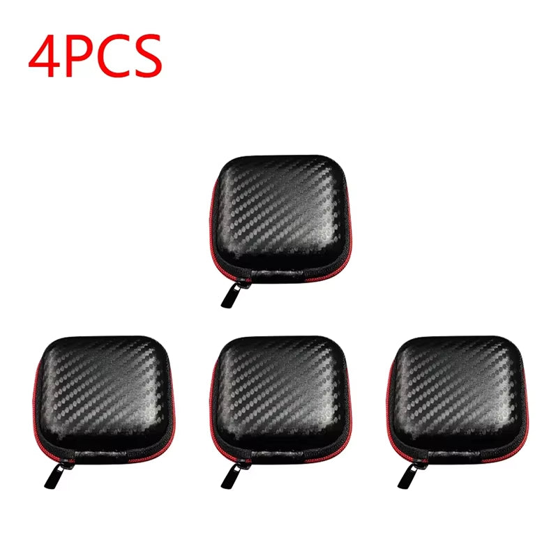 6-1Pcs Earphones Storage Bag Wired Headphones EVA Zipper Storage Box Portable Hold Storage Case Container for KZ BA10 AS10 ES4